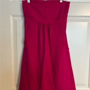 Susana Monaco Strapless Fuchsia Dress